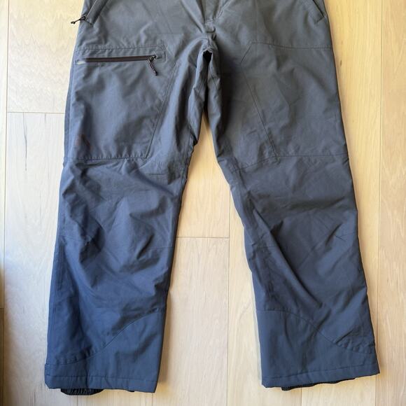 Flylow Snow Pants XL Gray Snowboard Ski Insulated Winter Outerwear Colorado - Picture 4 of 9